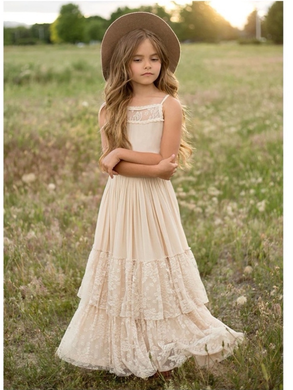 Joyfolie Catrin Dress in Ecru